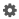 Gray gear icon named settings icon